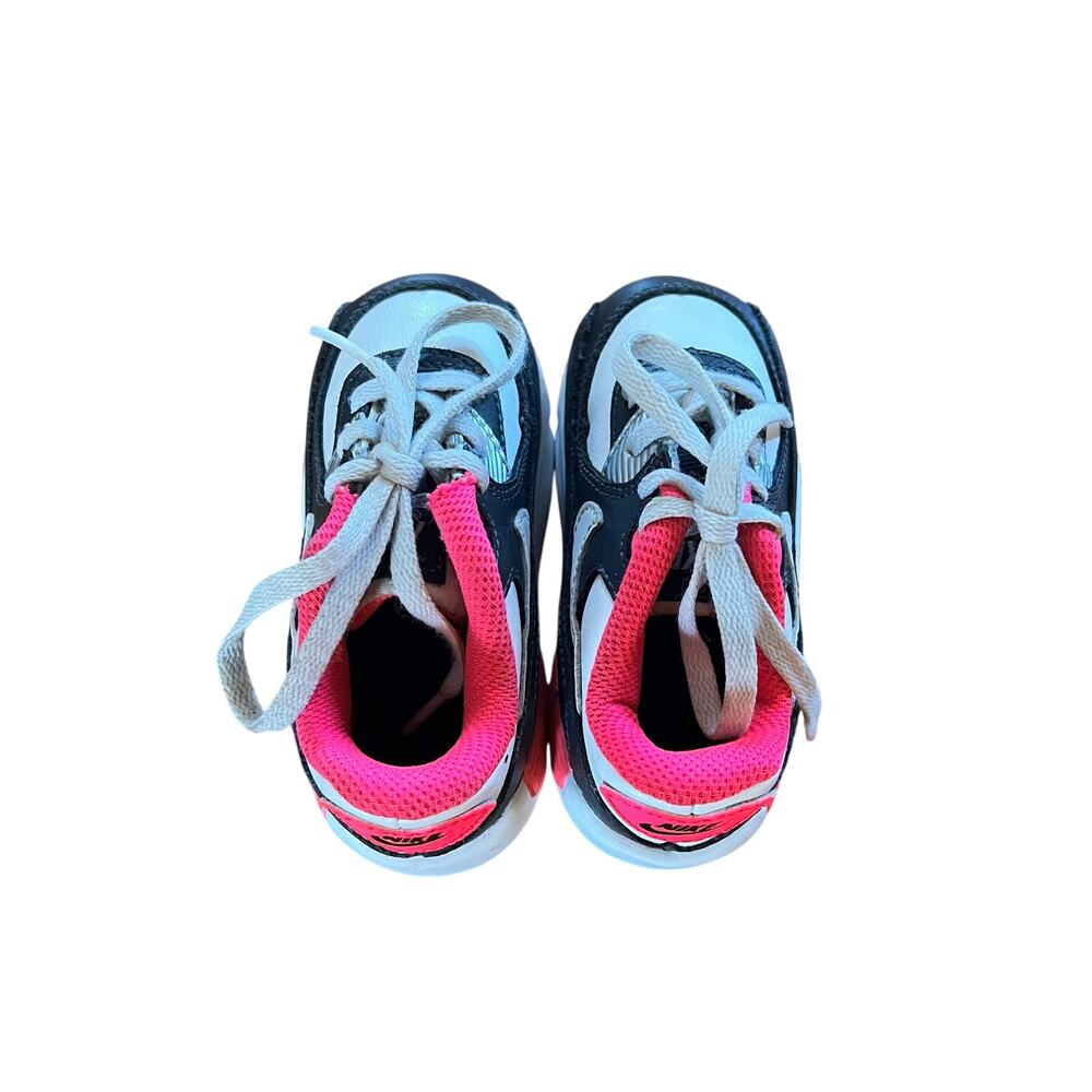 Nike Air Max 90 Toddler Anthracite White Hyper Pink 6C - Picture 5 of 9